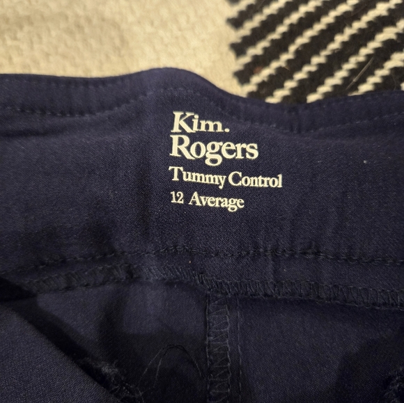 Kim Roger's, Navy, women's pant, size 12 Average - Picture 4 of 5